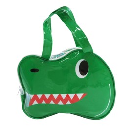 Ken Onishi GDI-1206 Vinyl Boston Bag, Dinosaur, Approx. H 8.1 x W 11.4 x D 4.1 inches (20.5 x 29 x 10.5 cm)