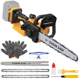 Mini Chainsaw for Dewalt 20V Max Battery,12 Inch Electric Chainsaw with Security Lock, for Wood, Trees Cutting(Battery Not Included)