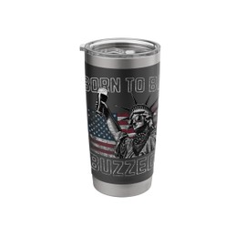 4th of July Liberty Men's Graphic Tees USA Flag Vintage Stainless Steel Insulated Tumbler