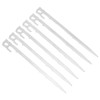 6pcs 420 Stainless Steel Canopy Tent Stakes Thickened High Hardness