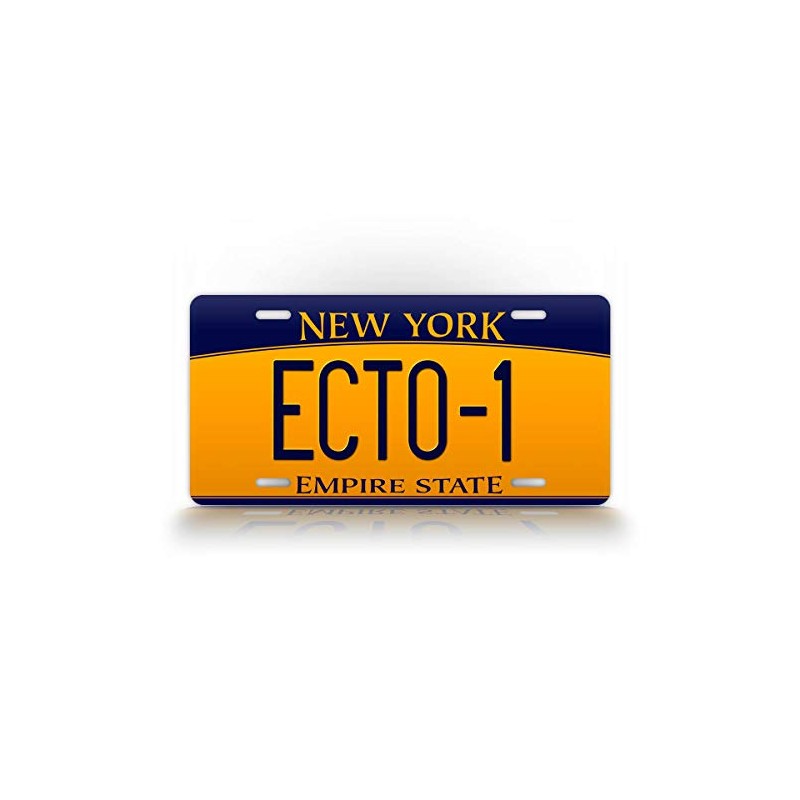 Ghostbusters Movie Prop License Plate New York ECTO-1 Novelty Auto