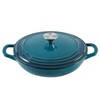 Flavehc Braiser Enameled Cast Iron Braiser 3 qt Braiser Pan