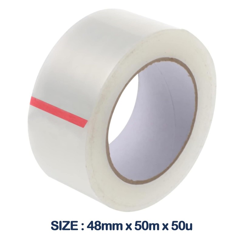 Joaecosmhui Low-Noise Parcel Tape Transparent for Packing Parcels and Shipping