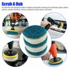 10Pcs Scrub Drill Brush Multi-purpose Kit Power Drill Cleaning Attachments