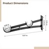 16 PCS Double Curtain Rod Holders, Heavy Duty Curtain Rod