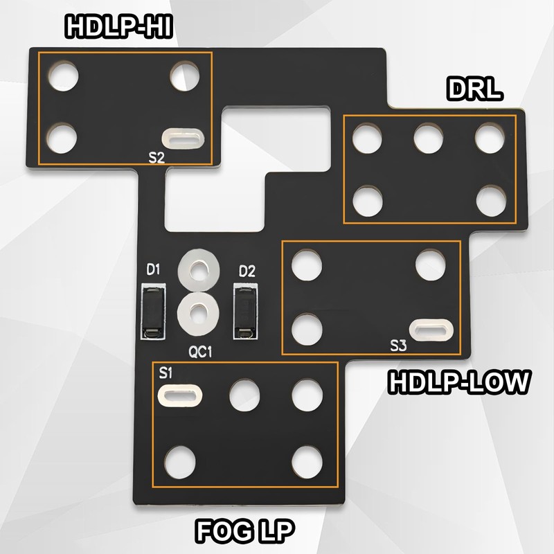 6 High Mod Lights Module for GM Low Beams High