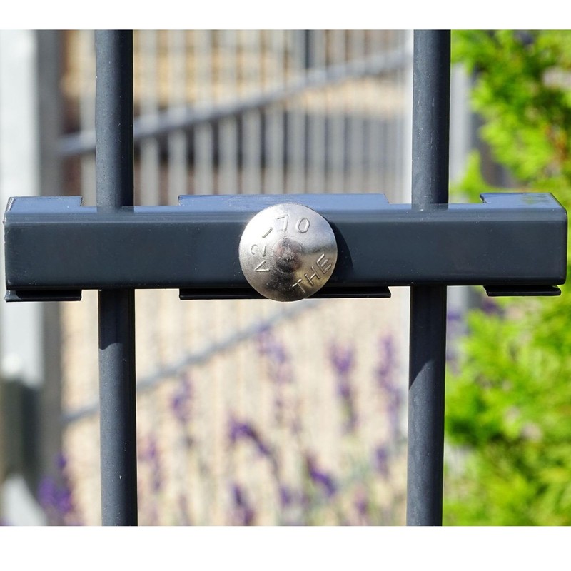 Zaundirekt U Mat Connector I RAL 7016 Anthracite I U-Shape