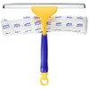 HappiHome Squeegee and Microfiber Window Washer Cleaning Kit