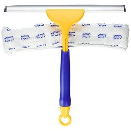 HappiHome Squeegee and Microfiber Window Washer Cleaning Kit