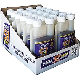 Helix 911-1212 5 In 1 Fuel Additive 1-12 Pack of 8 Oz. Bottles