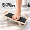 Single-Foot Wooden Ankle Balance Board with Non-Slip Surface for Stability