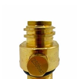 Co2 Valve for 425 g Cylinder, Replacement Valve with M18 x 1.5 Thread, Includes Protective Cap and Seal, Versatile Use e.g. in Drink Systems, Aquariums or Other Areas of Application