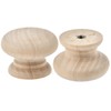 Furniture Knobs Wooden Universal 12 Pieces Wooden Handles for Cupboards