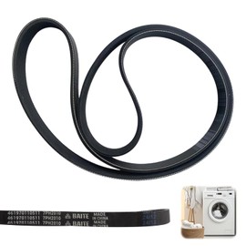 7PH 2010 V Belt Dryer V-Ribbed Belt 2010PH7 Suitable for Tumble Dryer and Drum Dryer Compatible with 480112101469 C00311014 Household Appliance Replacement Parts Black