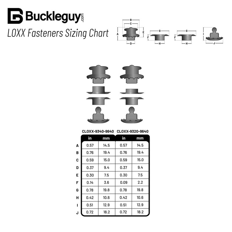 LOXX® Fastener Set, Antique Brass, Solid Brass