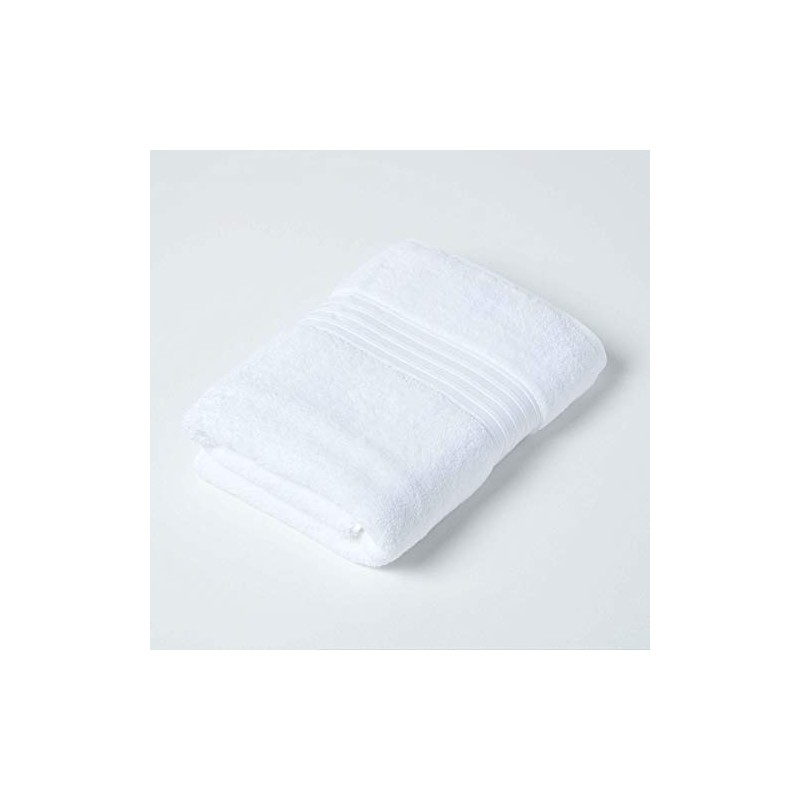 HOMESCAPES Luxury White Soft 100% Supima Cotton Bath Towel Zero
