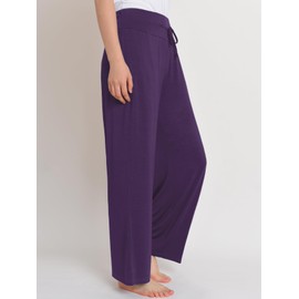 Latuza - Pantalones de pijama pequeños para mujer, de ajuste holgado, marino, S Chiquita