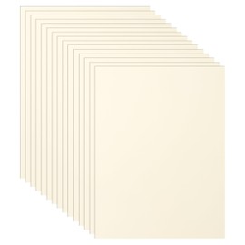 Guakicae 28 Sheets Cream Cardstock 8.5 x 11 Ivory Paper, 92lb Premium Off White Paper Card Stock for Wedding Invitations, School Crafting, Memus, DIY Card Making, Graduations, Business Cards