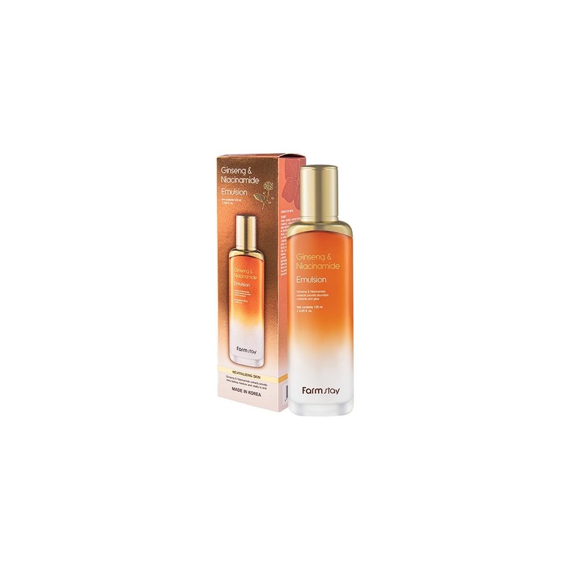 Farm Stay Ginseng & Niacinamide Emulsion 120ml / 팜스테이 진생