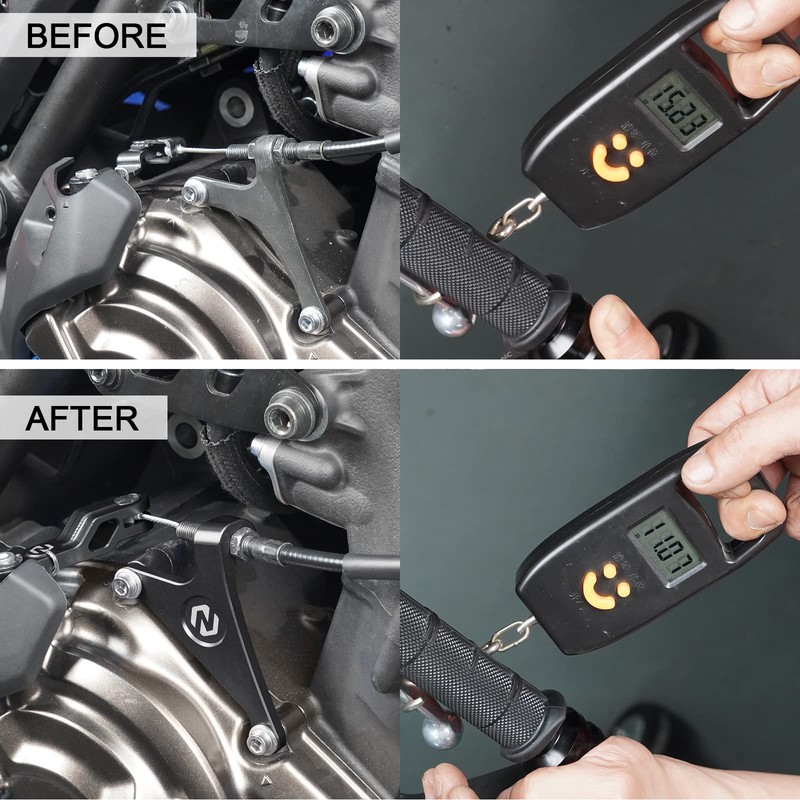 NICECNC Black One Finger Clutch Arm & Bracket Compatible with