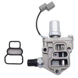 XQSMWF VTEC Solenoid Spool Valve With Gasket Compatible with Honda Civic 1.7L 2001 2002 2003 2004 Replace 15810-PLR-A01 15810PLRA01