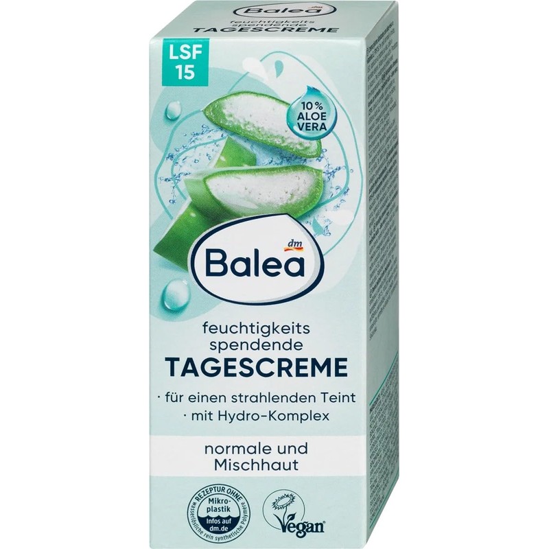 Balea Day Cream and Night Cream for Normal and Combination
