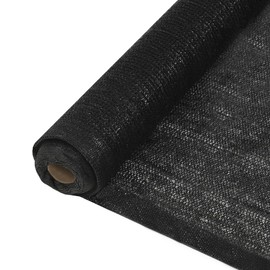ZJMTOCYU Privacy Net HDPE for Garden and Patio, Wind and Water Permeable, Durable Shade Solution, 6.6' x 82', Black