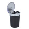 Car Ashtray ABS Portable Cylinder Shape Ash Tray with Blue