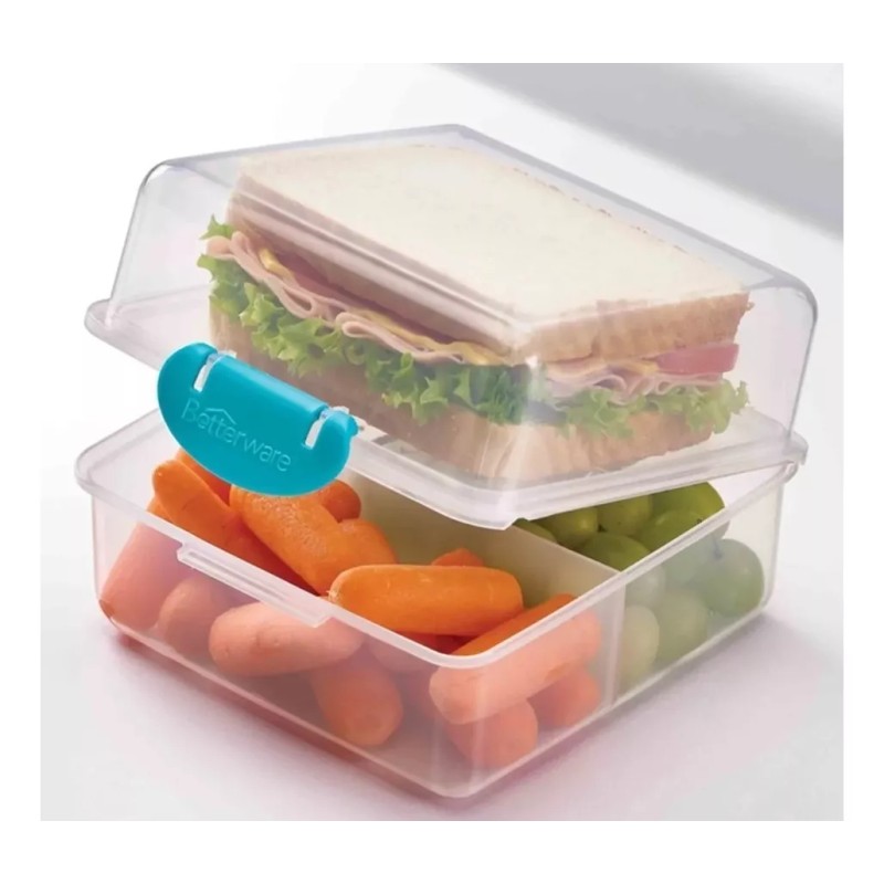 Variable Doble Sandwichera Lonchera Contenedor Lunch