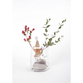 Good old Friends Climbing gnome, rust silver