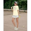 JINTING Tennis Shirts for Women - Tennis Club Heart Graphic