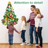 Childrens Felt Christmas Tree, 3.28ft Kids/Toddlers DIY Felt Christmas Tree