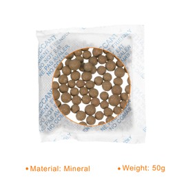 sourcing map 50 Gram(12Packs) Desiccant Packs Desiccant Beads Mineral Packets Reduce Humidity Keep Dry Packs for Food Storage Electronics Jewelry Boxes