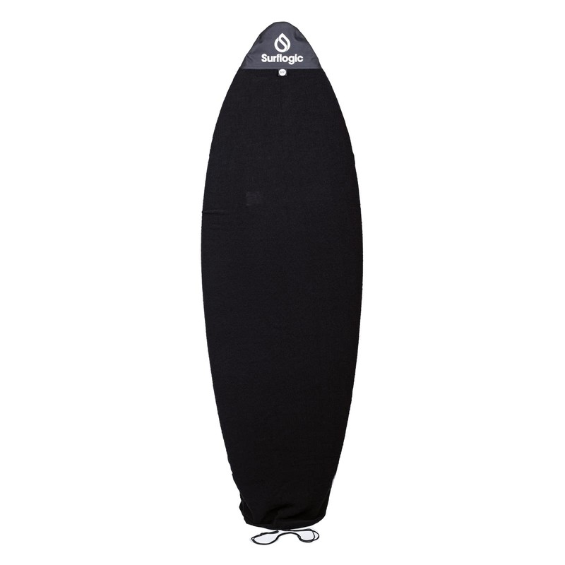 SURF LOGIC Surflogic Stretch Fish/Hybrid Cover 5'8 Black Accessories, Adults