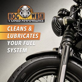 Liquid Performance - Hog Wash Complete Fuel Treatment - 1 OZ - Engine Cleaner for V-Twin Engines - Cleans and Lubricates Fuel System - Boosts Octane and Increases Horsepower…