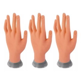 Mc Nails Pack 3 Pzs Mano De Practica Para Diseños En Uñas , Mc Nails