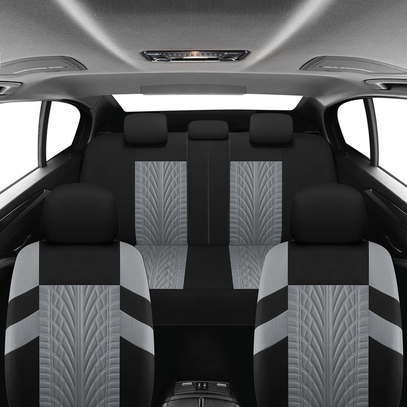 VarCozy Car Seat Covers Full Set, Front & Split Rear