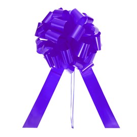 PATIKIL Big Car Pull Bow 25 Inch, Metallic Giant Bow Ribbon for Car Decoration Wedding Birthday Present Wrapping New Houses Decor, Purple