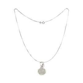 Jerusalem Cross, Cross of Jerusalem Pendant, 925 Sterling Silver Necklace with Cubic Zirconia Israeli Made Jewelry Blessings Holy Land Souvenirs, Cubic Zirconia, Cubic Zirconia