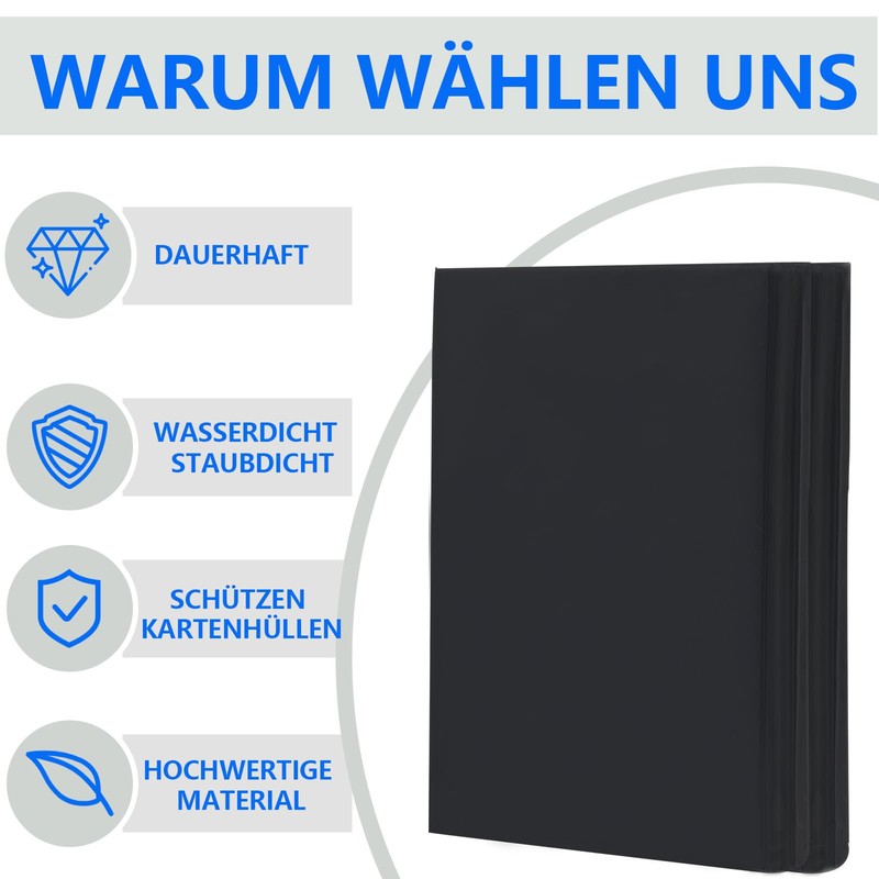 Trading Card Sleeves Black (400)