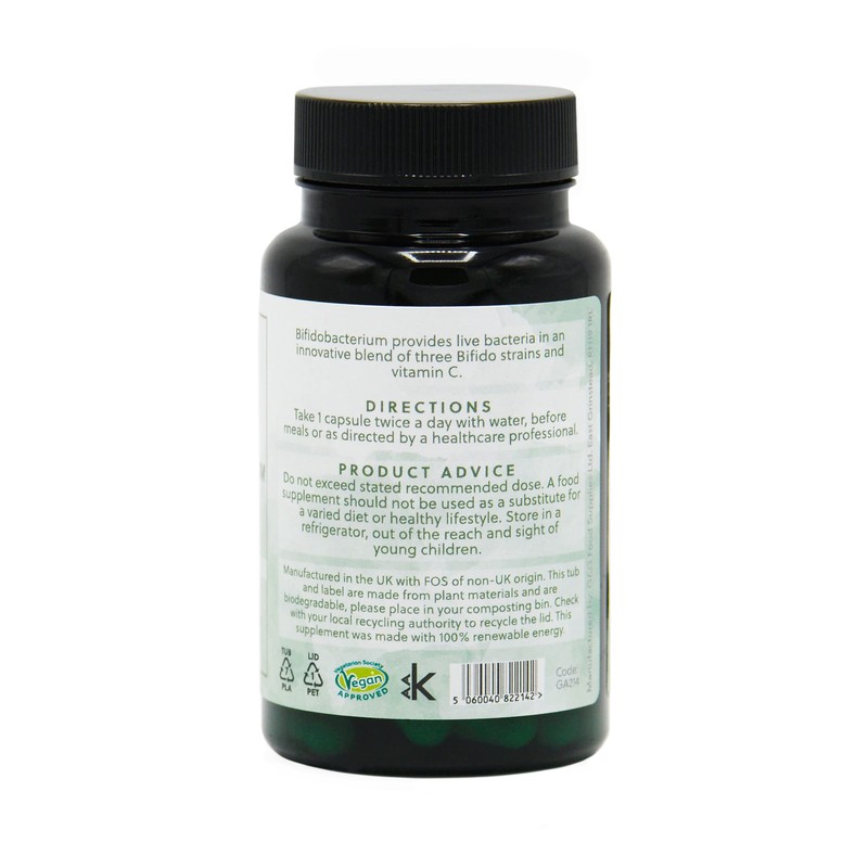 Bifidobacterium Capsule Supplement | 4 Billion Viable Organisms at Manufacture
