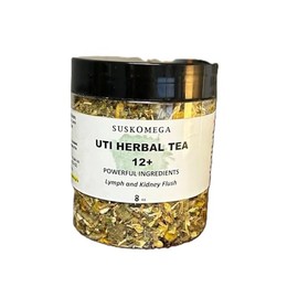 UTI Cystitis Herbal Tea Suskomega 12+ Powerful Ingredients (8 oz container)