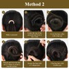 260 Pcs Ballet Bun Nets Kit with 150 Hair Pins
