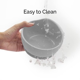 ORIBEL Baby Bowl & Spoon Set|Self Feeding Utensils Set with Suction Bowl and a Spoon| Made with 100% Food Grade Silicone| Easy to Clean| Dishwasher Safe