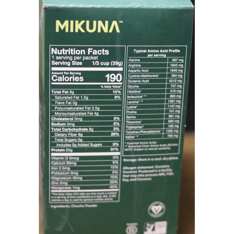 Pure Protein mikuna pure chocho protein powder 8 1.52oz packets