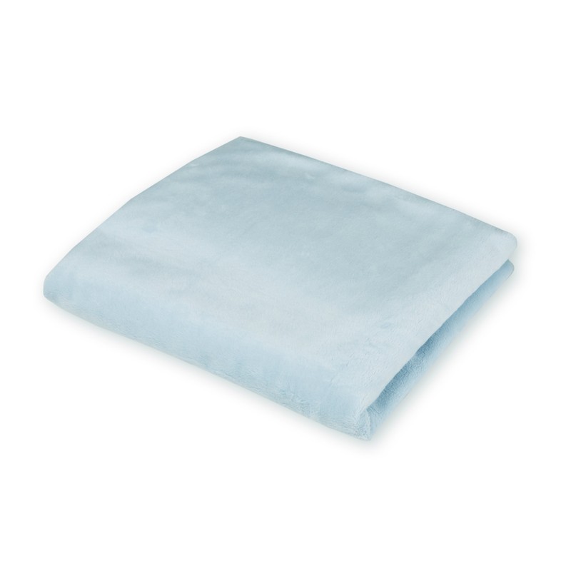 American Baby Company Heavenly Soft Chenille cuna Hoja, Azul, 24"