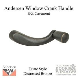 Andersen Window Improved/E-Z/Permashield Casement - Crank/Handle - Estate Style - Distressed Bronze