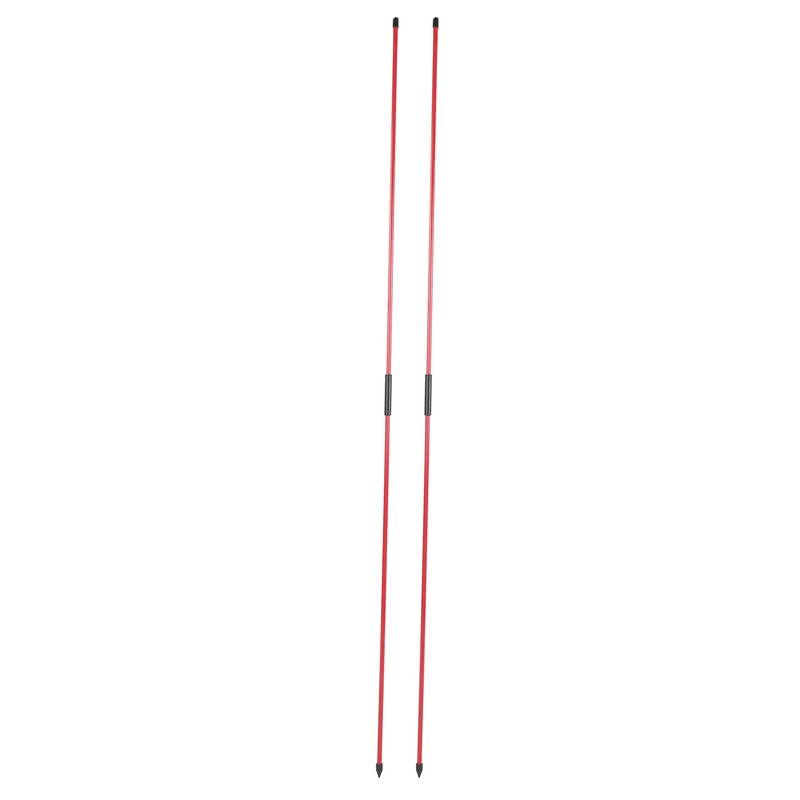 Fiberglass Golf Alignment Sticks 2 Sections Foldable Golf Direction Indicator
