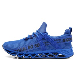 TSIODFO Zapatillas Deportivas para Hombre para Correr y Caminar, A59 Azul Marino., 7 US