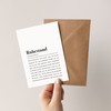 Retirement Card with Envelope - Retirement Definition